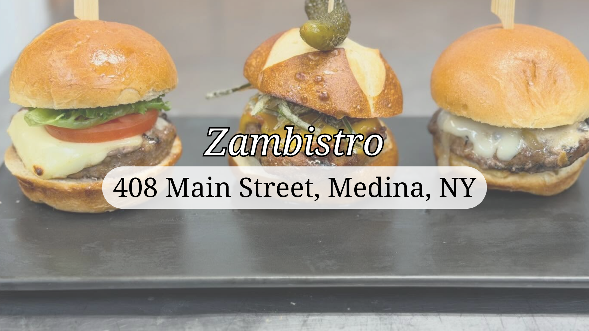 The Zambistro menu blends seasonal flavors and bold ingredients to create a unique spin on upscale comfort food.