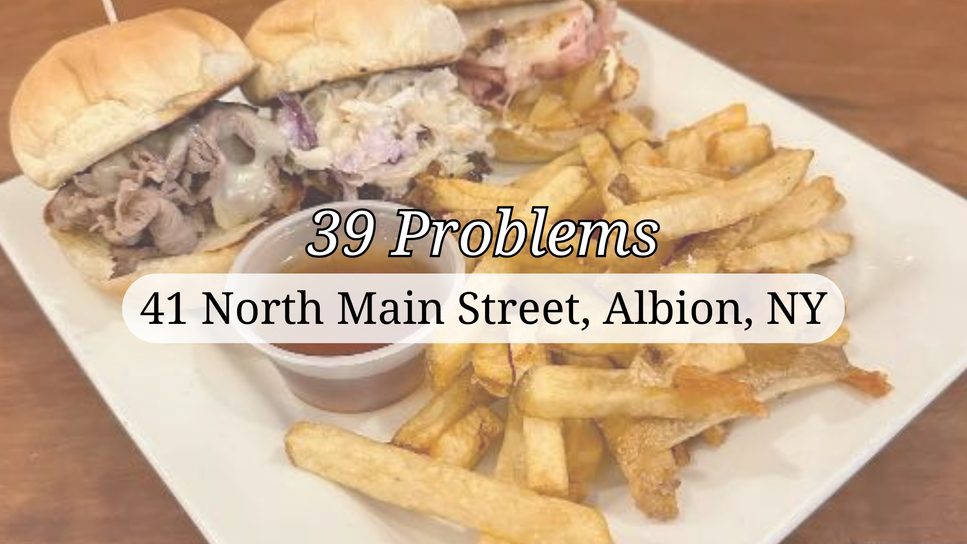 Local bar/restaurant located at 41 North Main Street Albion NY!