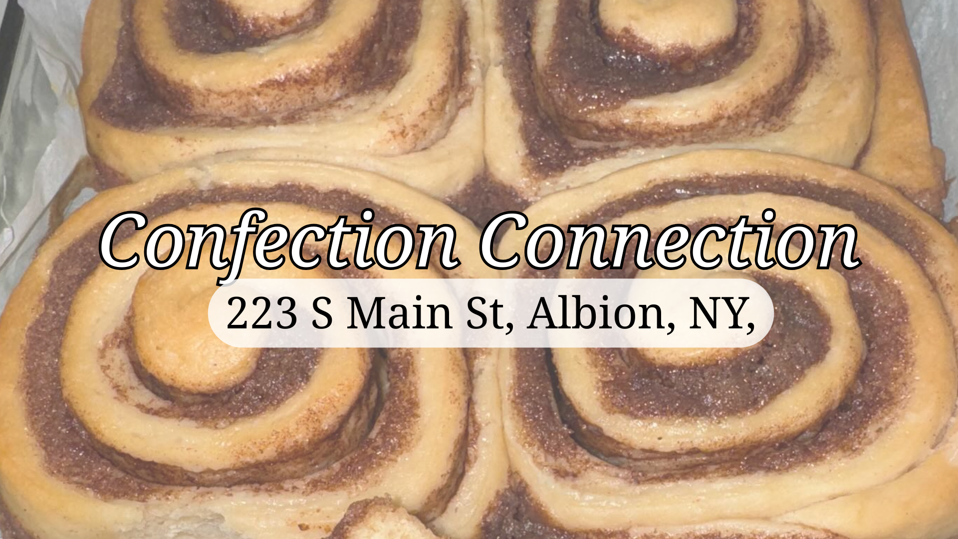 Confection Connection, Albion NY, Bakery