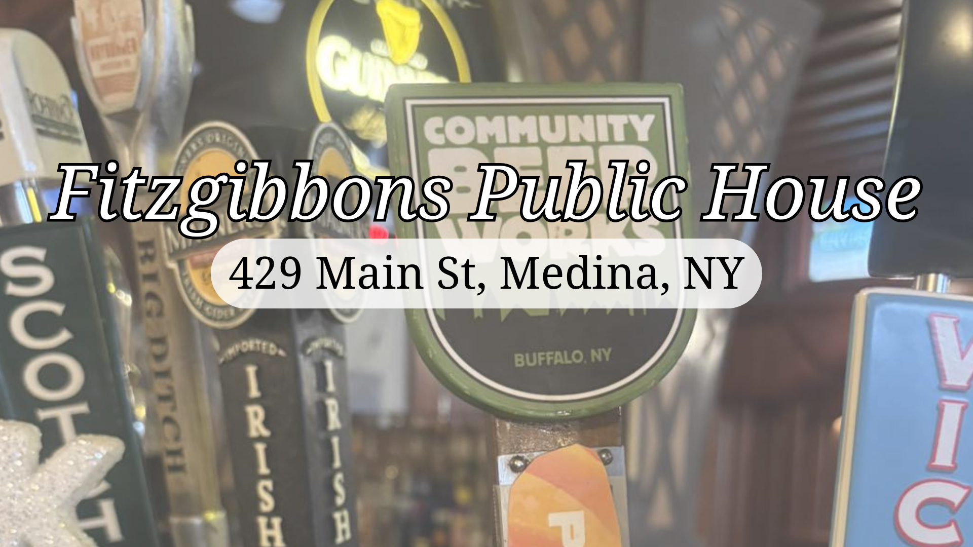 Fitzgibbons Public House, Medina NY restaurant and bar