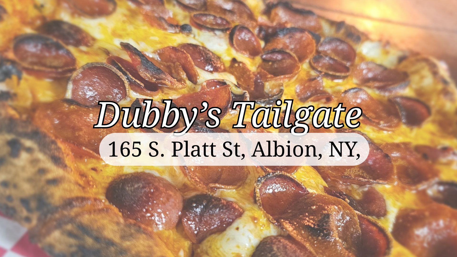 Dubby's Tailgate, Pizzaria, Albion NY 
