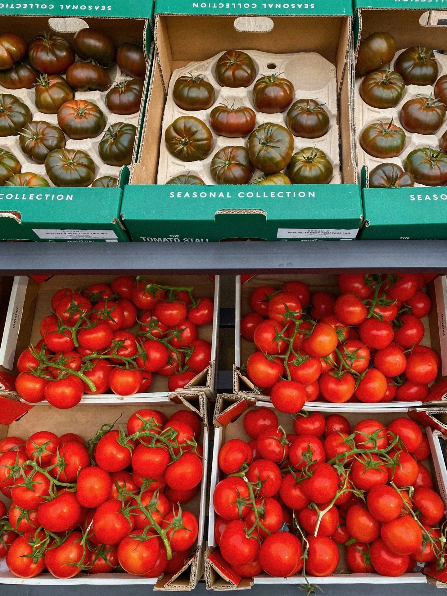 winter tomatoes 🍅 
.
.
.
.
.
.
.
.
.
.
.
.
.
#mytinyatlashello #heirloomtomatoes #gardentherapy #farmersmarketfinds #farmshop