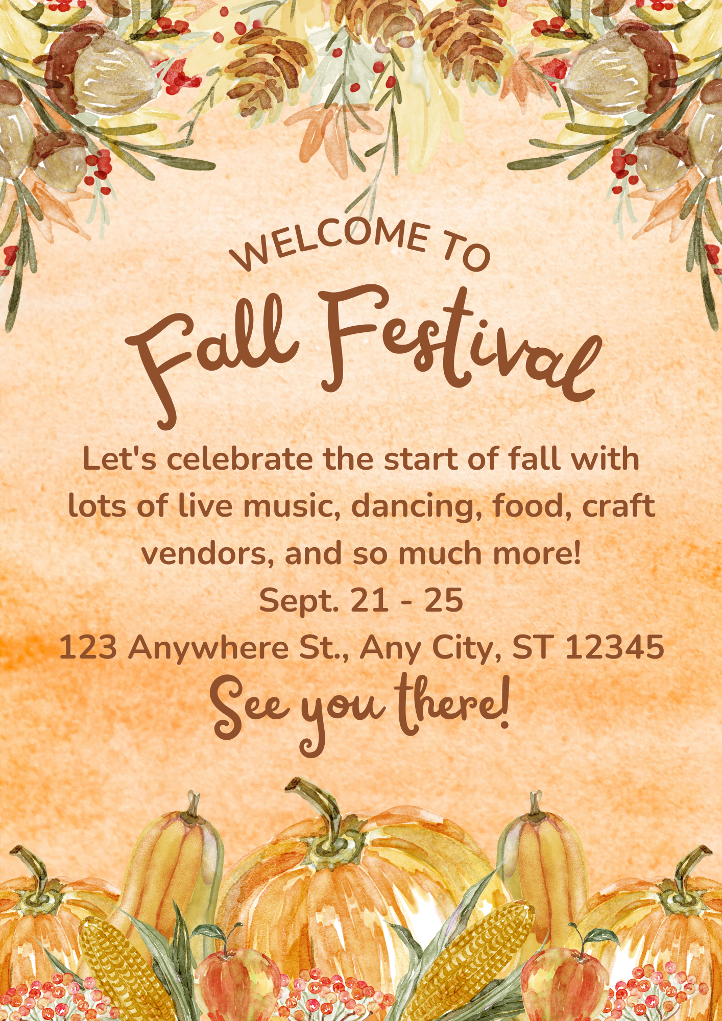 Flyer 4 - Orange Brown Yellow Colorful Watercolor Creative Fall Festival Flyer.png