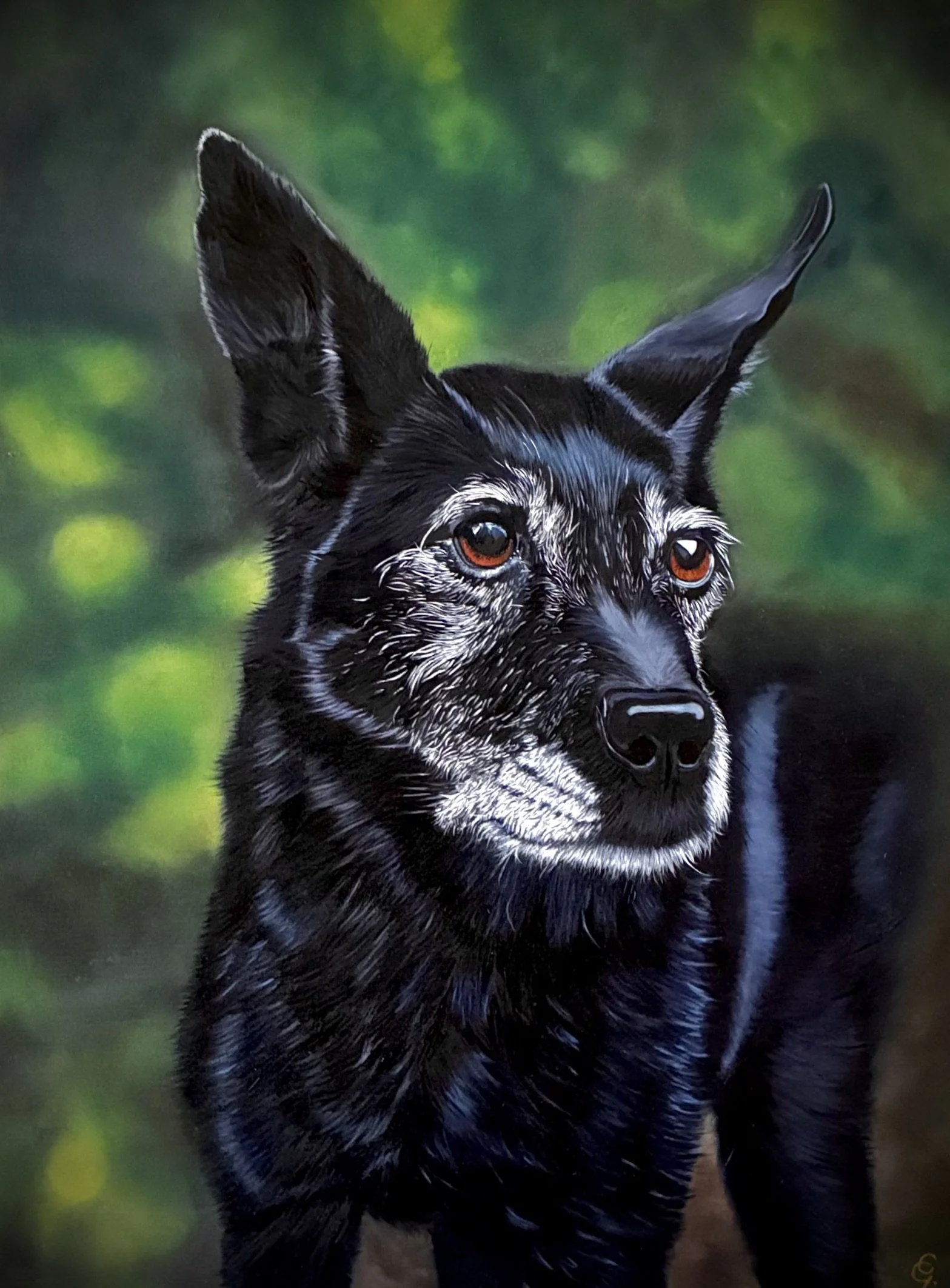 "Gusto" ein Auftragsbild in Öl gemalt für einen lieben Kollegen.
80x60cm auf Leinwand