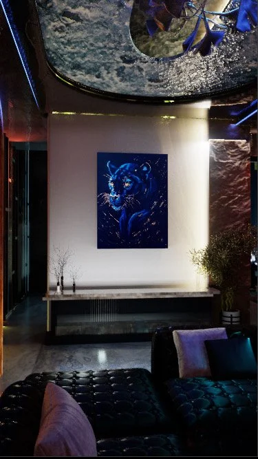 Blue Panther
Ölgemälde 80x60cm 