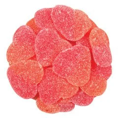 Gummy Peachy Hearts