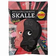 Bubs Raspberry/Licorice Skulls