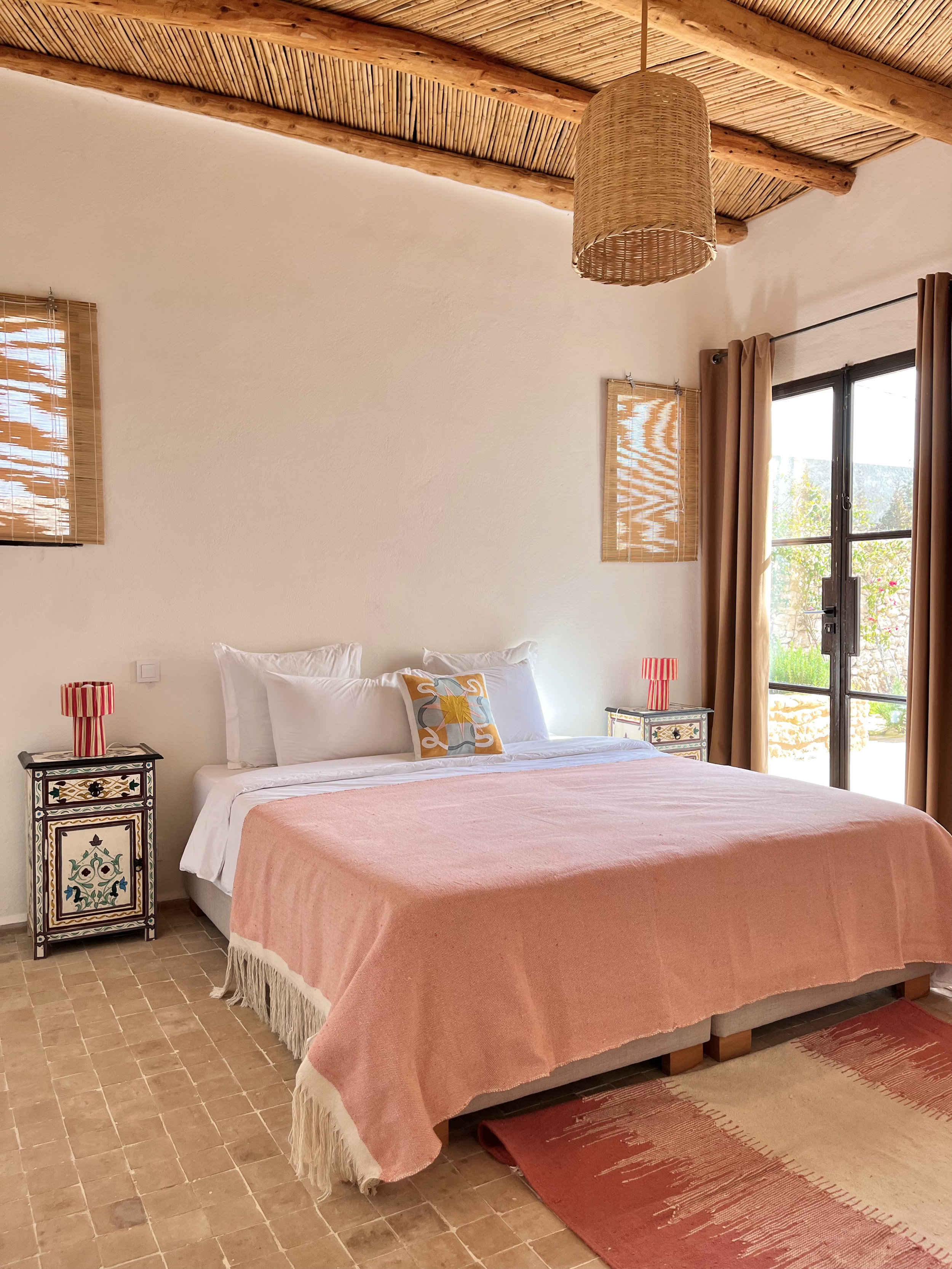 Villa Barakah Essaouira - Maison location - Piscine chauffée - Personnel - Chambre avec terrasse privative