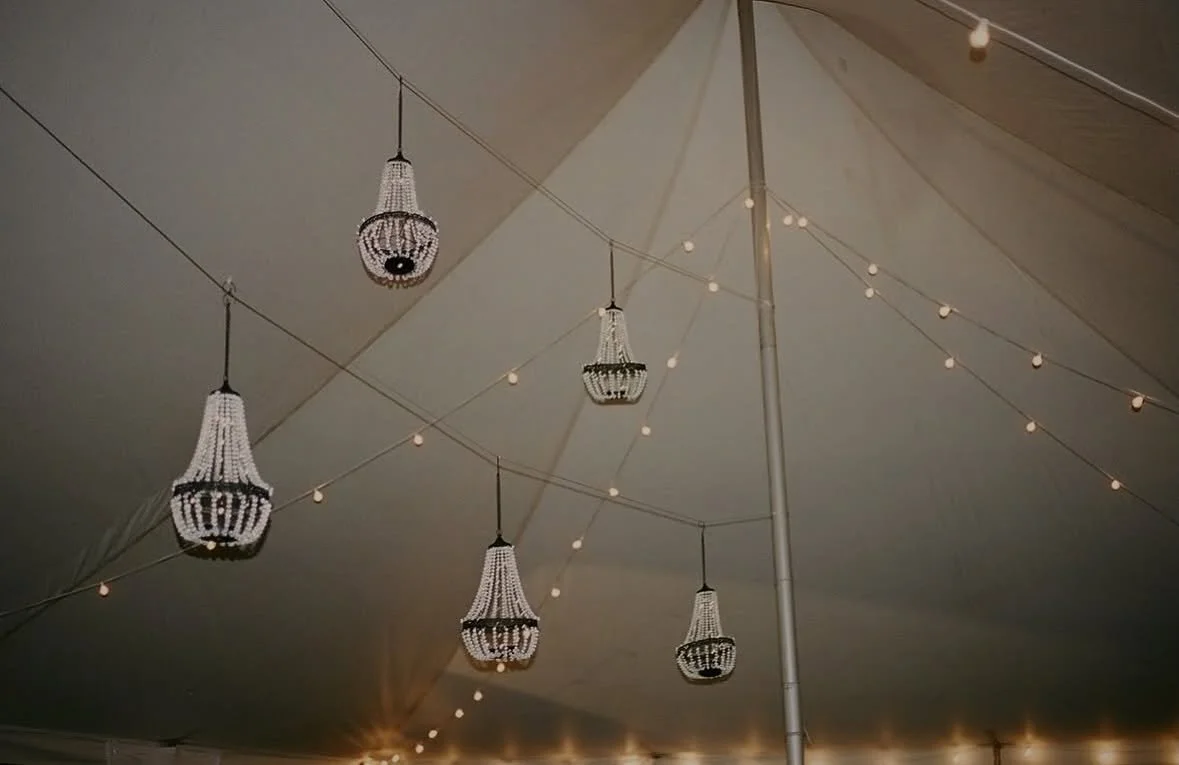 The details make the difference. 🤍
Chandeliers + caf&eacute; lights = the perfect wedding glow ✨
#WeddingInspo #TentWedding #nashvillewedding #nashvilleevents