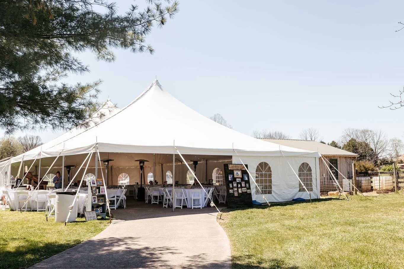 Wedding setup in Nashville, TN. 