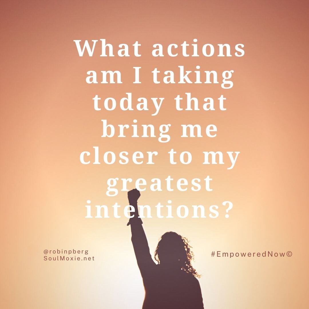 I'm back! Recently I've been entirely devoted to hundreds of small actions to move my health as well as my biz closer to my BIG intentions.

How many of your choices and actions move you towards what you REALLY want to create in your life?

It's an i