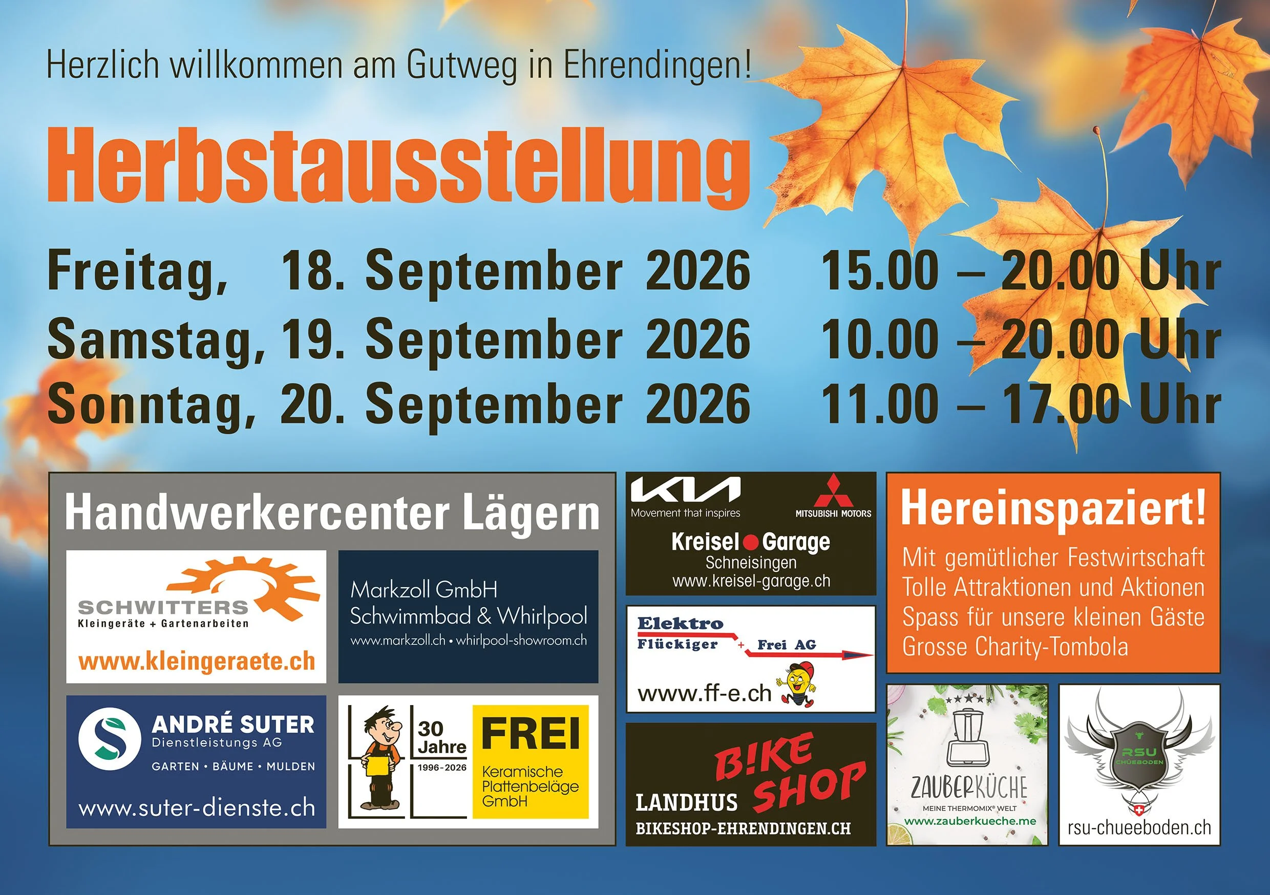 Herbstausstellung 18.-20.09.2026