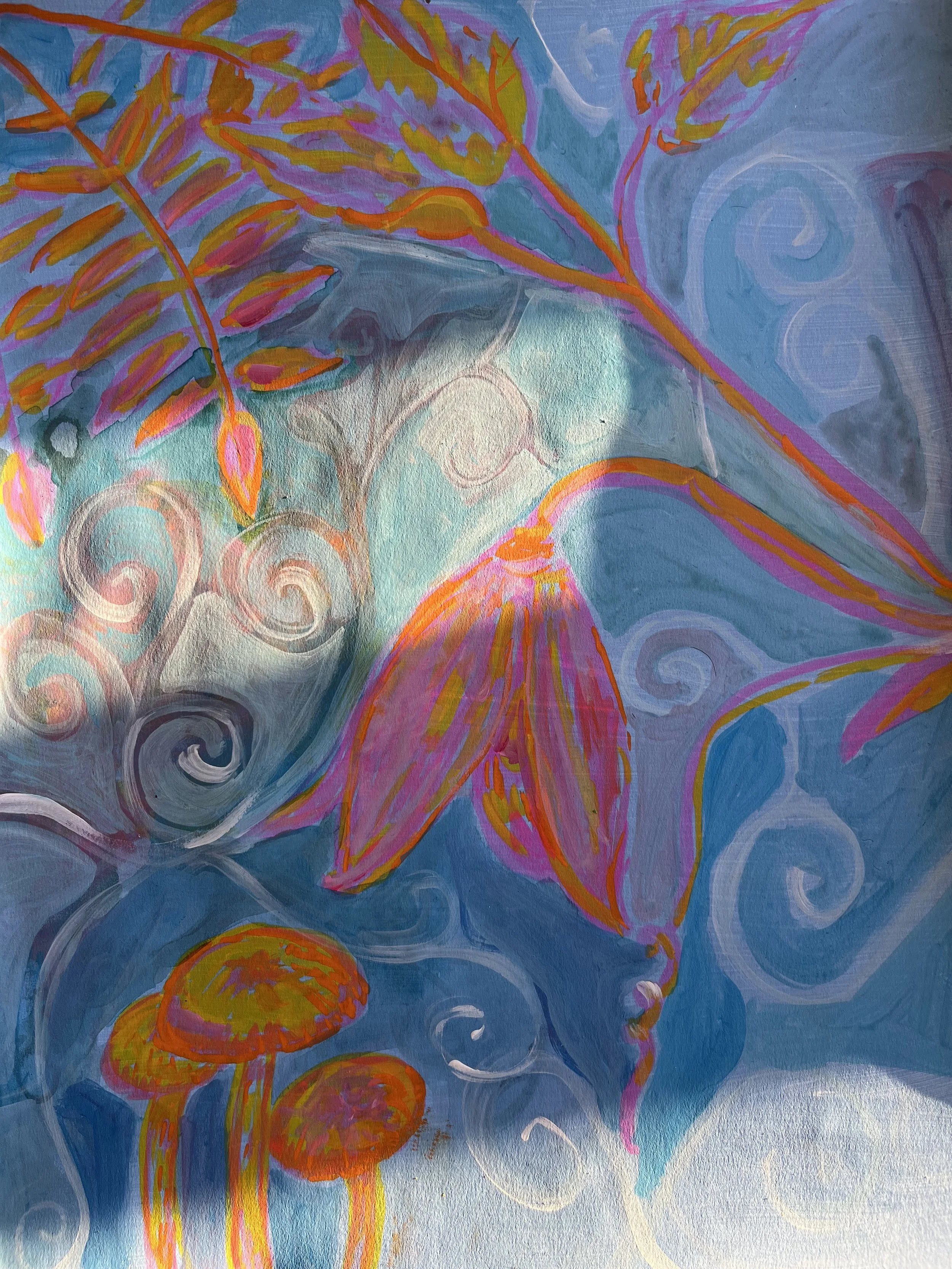 Acrylic on paper
