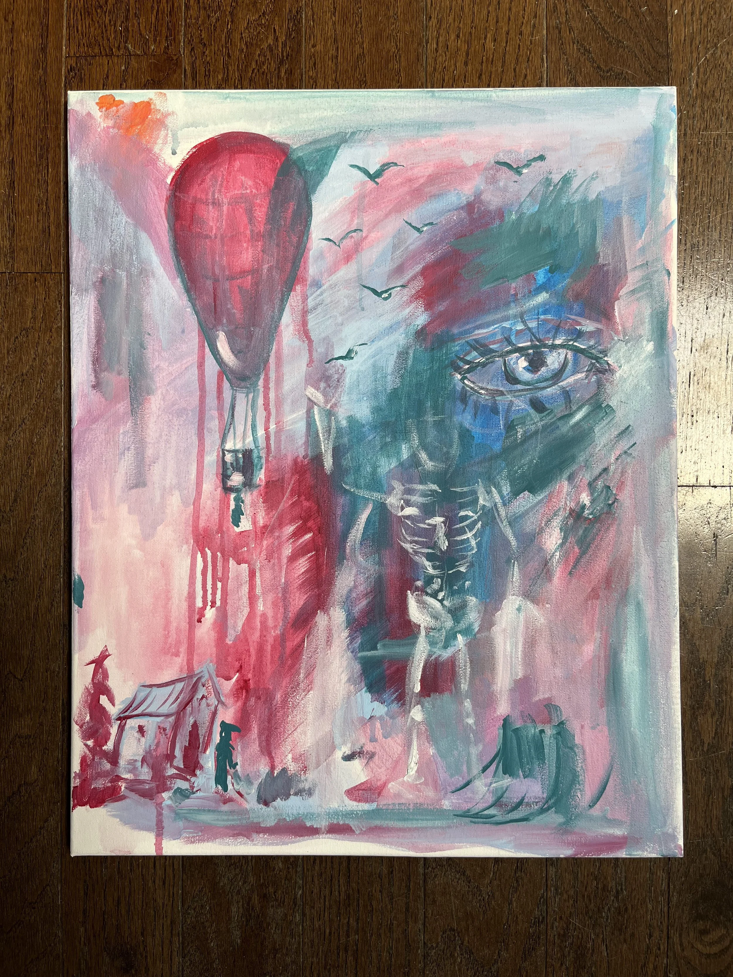 Acrylic on canvas
