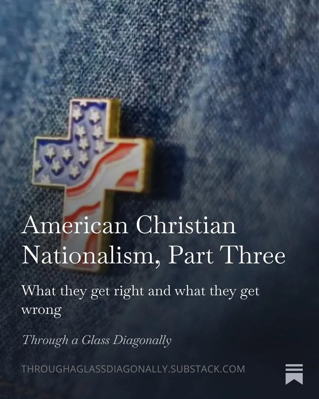 Don't worry, there's enough here to make everyone a little angry.

https://throughaglassdiagonally.substack.com/p/american-christian-nationalism-part?r=oec6y