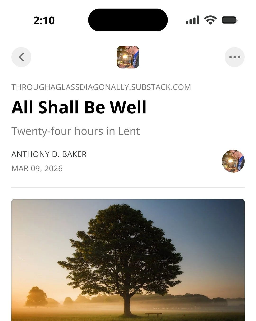 A brief Lenten journey left me feeling like I'd been invited to touch something sacred.