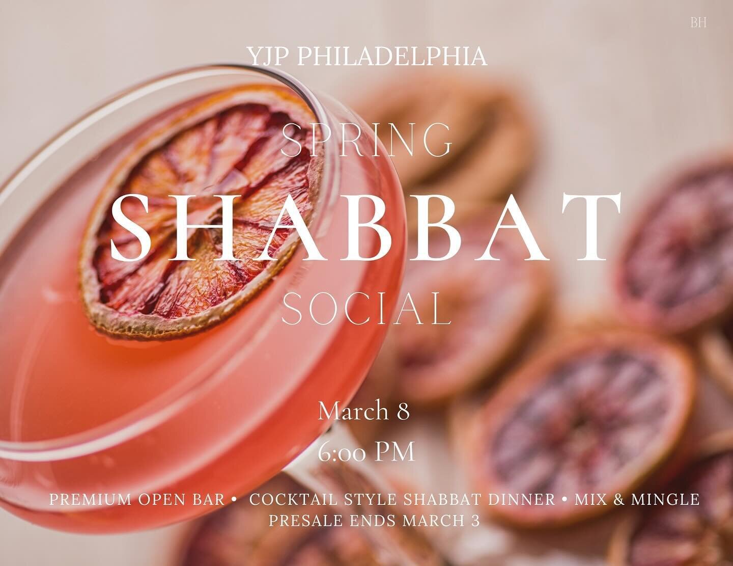 Event is live! Join us at our Spring Shabbat Social! Link in bio.