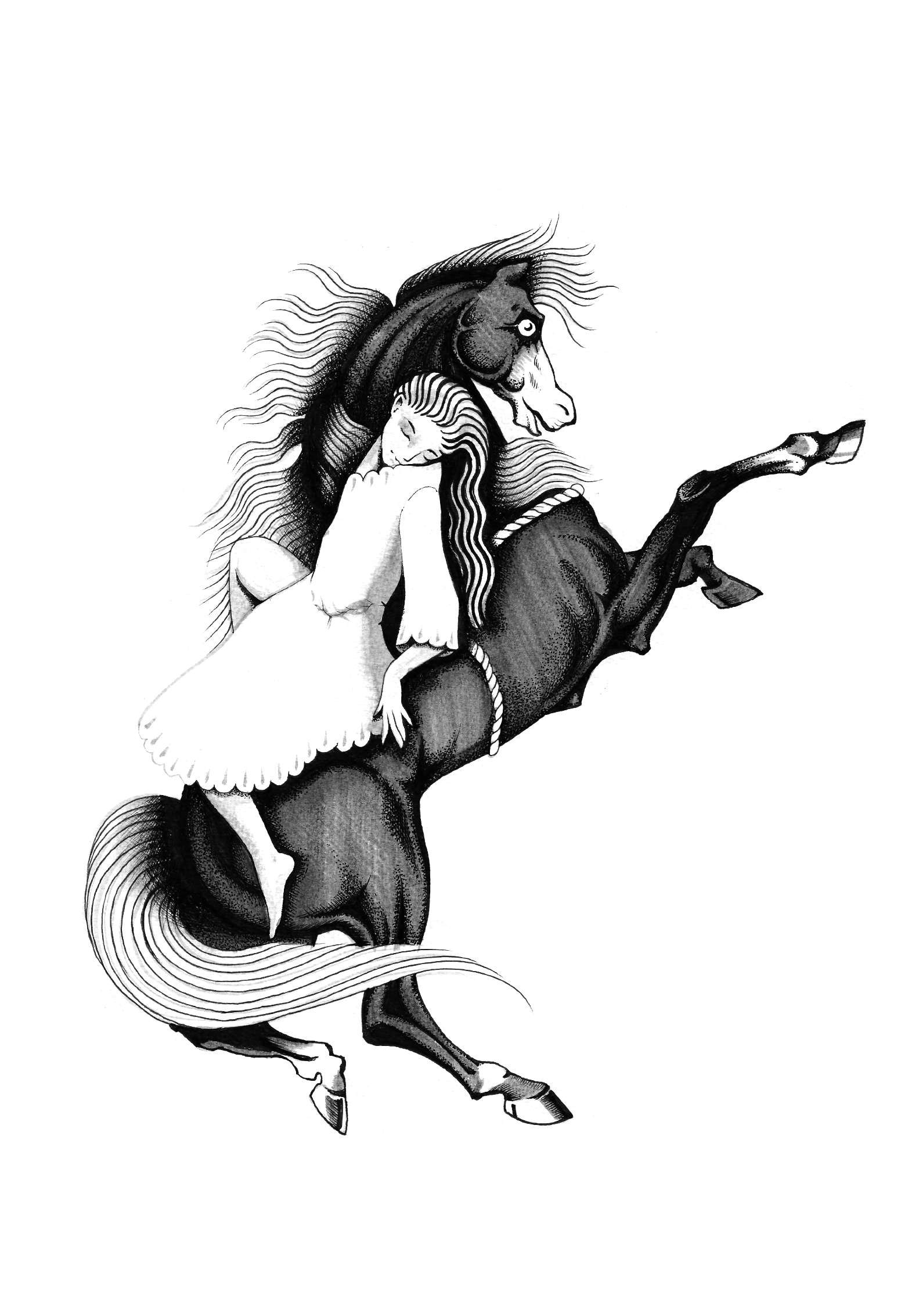 Damsel on Horseback