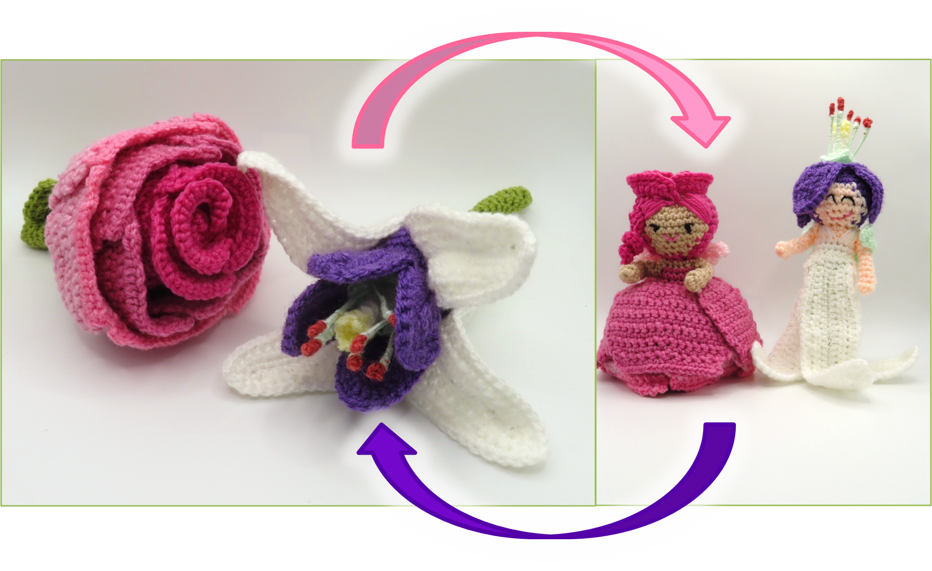 Reversible Flower Fairies
