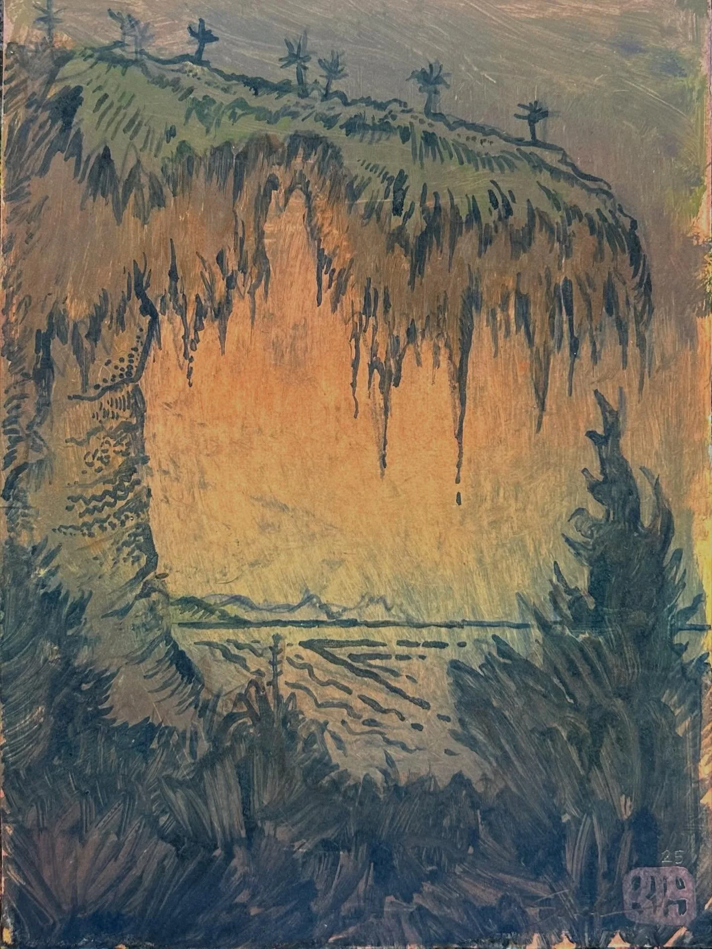 New print 12.11.25: La Selva Bay II. 2025, Oil based monotype on Fabriano paper. (8 x 6 in.) Signed, dated and stamped lower right inside image.
-
-
-
-
-
#newprint #print #uniqueprint #printmaking #monotype #monotypes #colorprint #oilbased #uniqueim