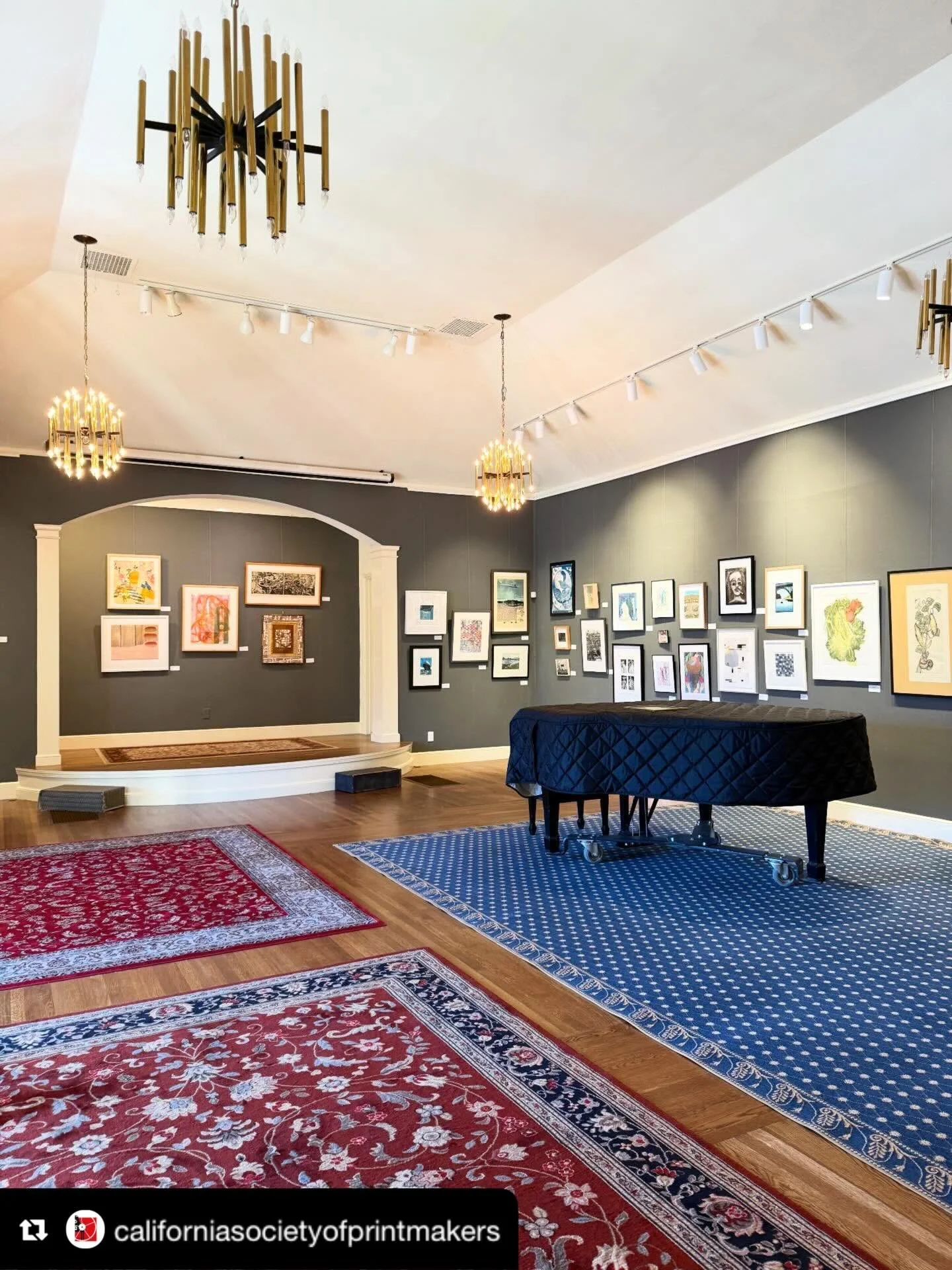 Repost from @californiasocietyofprintmakers
&bull;
We&rsquo;re pleased to invite you to the closing reception of our 111th Annual show at @piedmontcenterforthearts on February 28th between 11am-1:30pm! This show holds works from over 100 artist membe