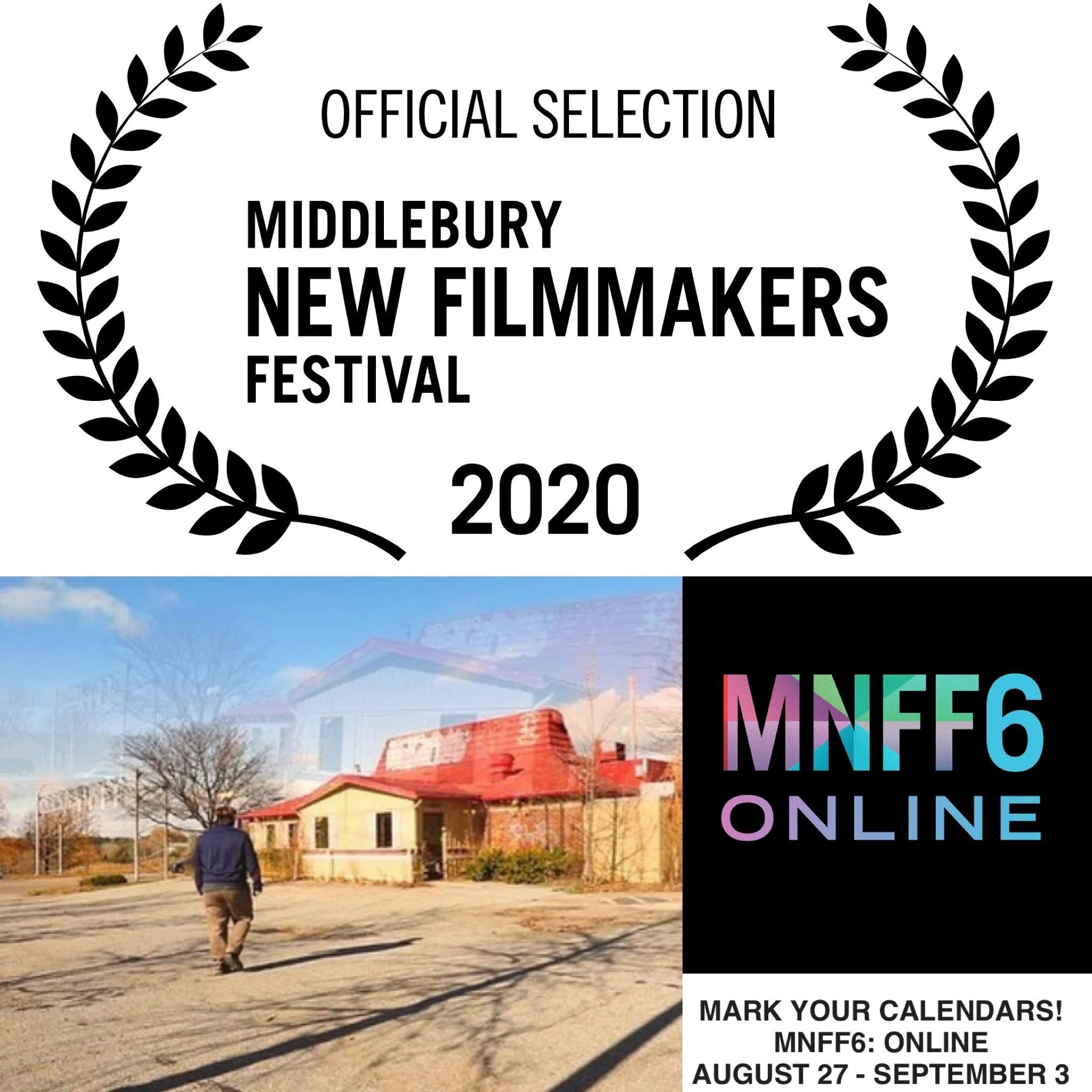 Middlebury New Filmmakers Festival 6 (Virtual Screenings), Middlebury, VT, 2020