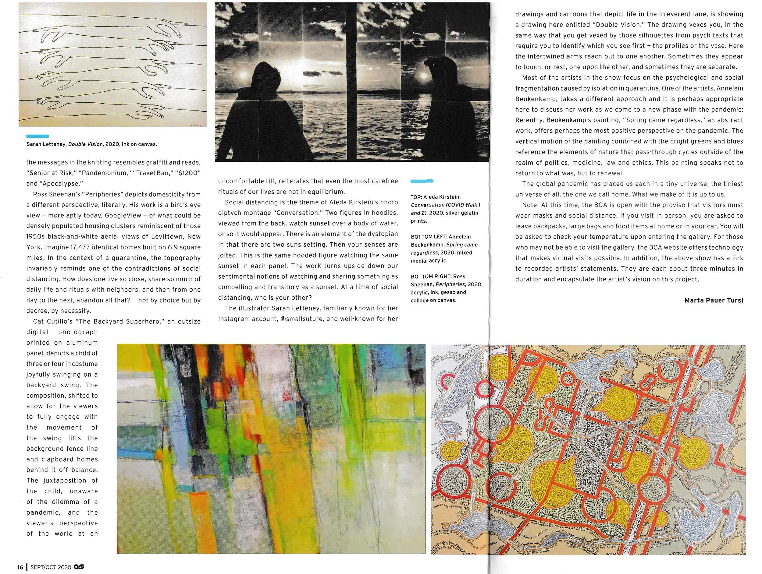 Artscope Magazine, “The Tiniest Universe of All,” Sept.-Oct., 2020