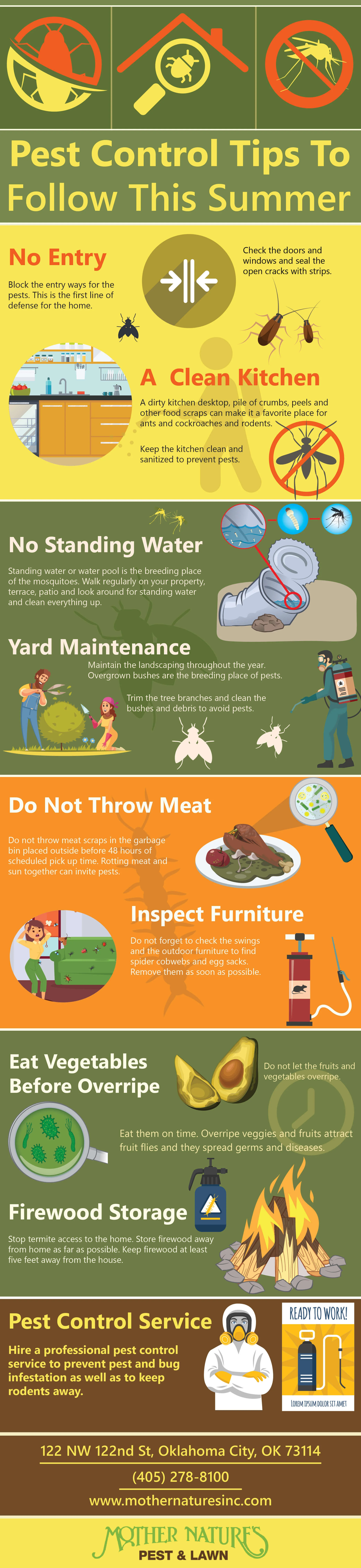 Pest Control Tips to Follow This Summer — Mother Nature's Pest & Lawn