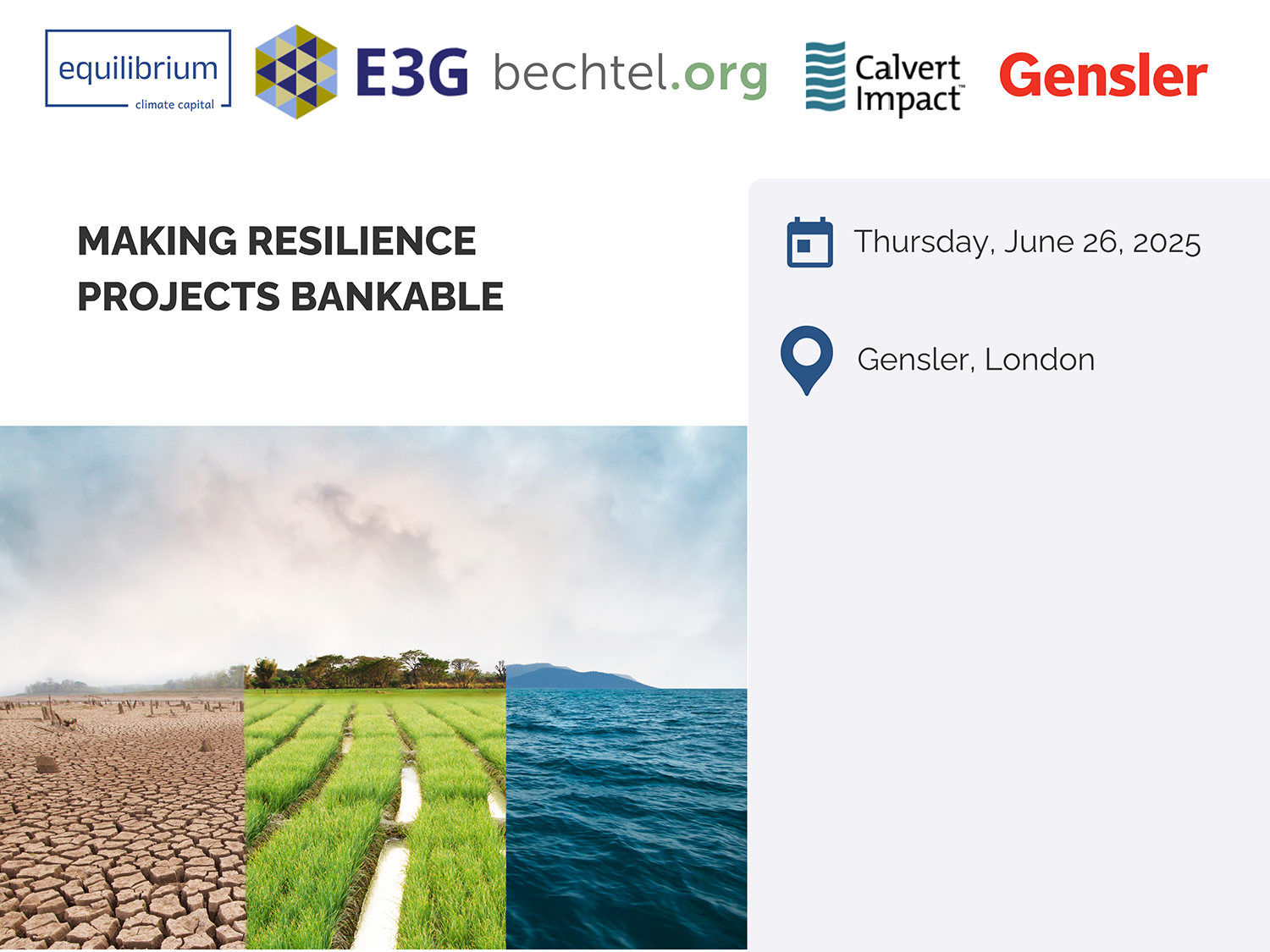 MAKING RESILIENCE PROJECTS BANKABLE: Translating Resilient Infrastructure Concepts into Financeable, Investable Assets in ASEAN and MENA