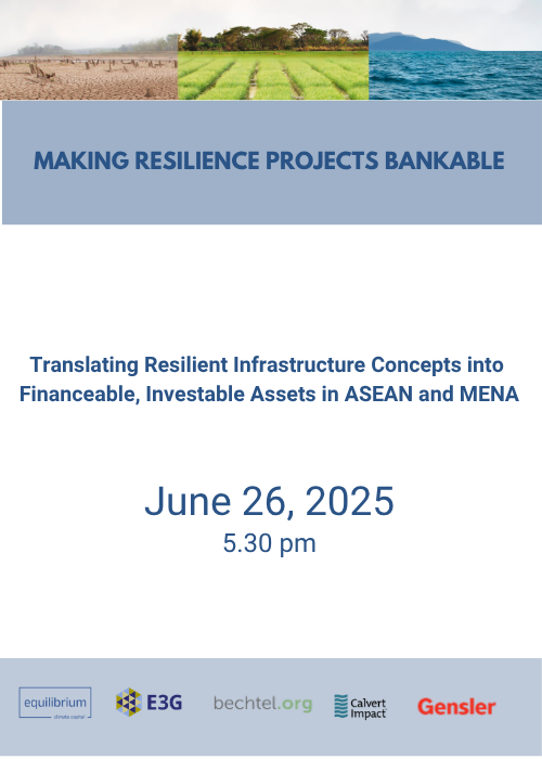 Making Resilience Projects Bankable