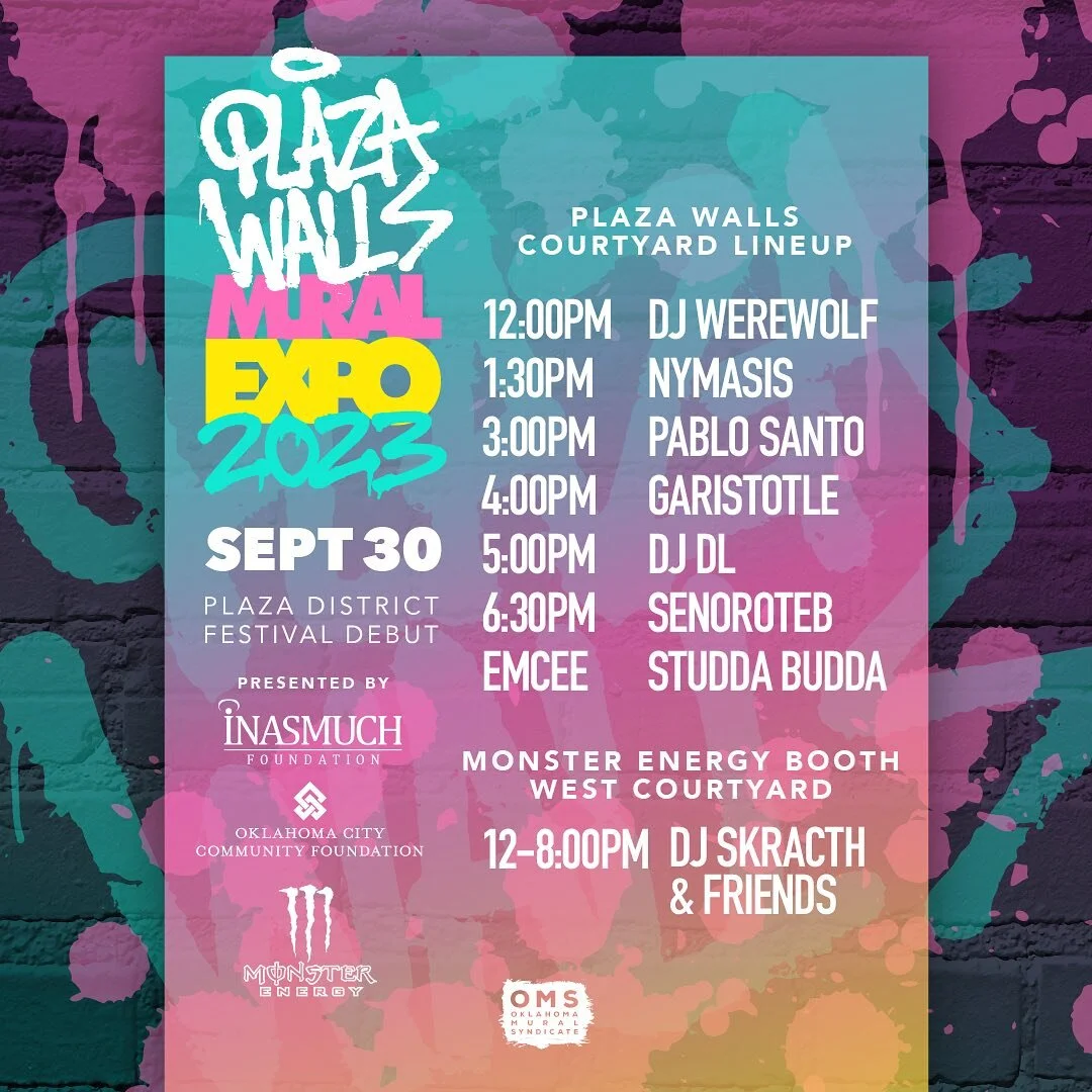 Oklahoma Mural Syndicate Board — The Plaza Walls