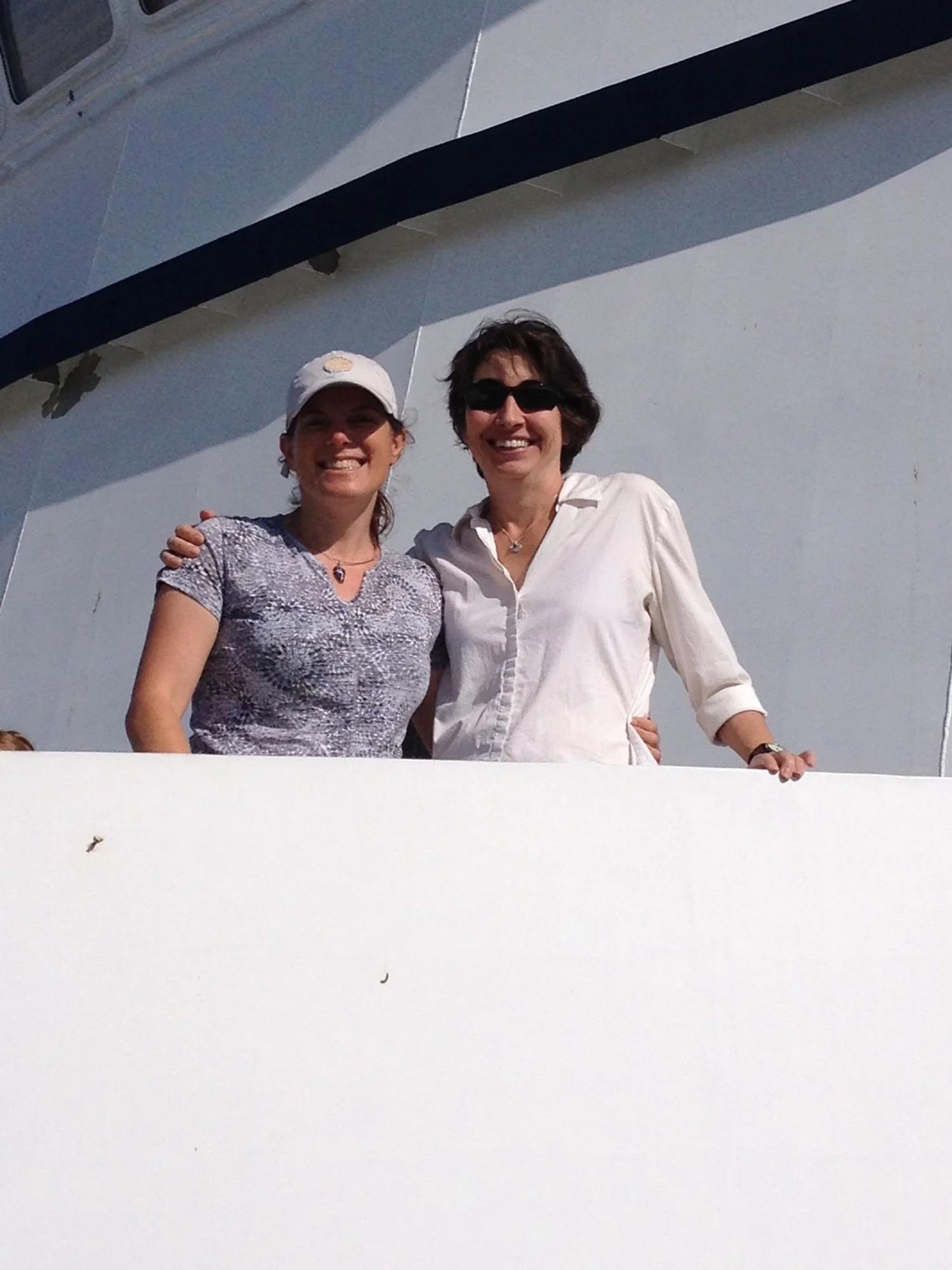 Victoria Orphan and Alex almost at Sea