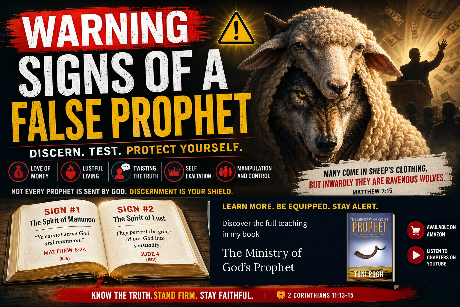 Warning: Two signs of a false Prophet