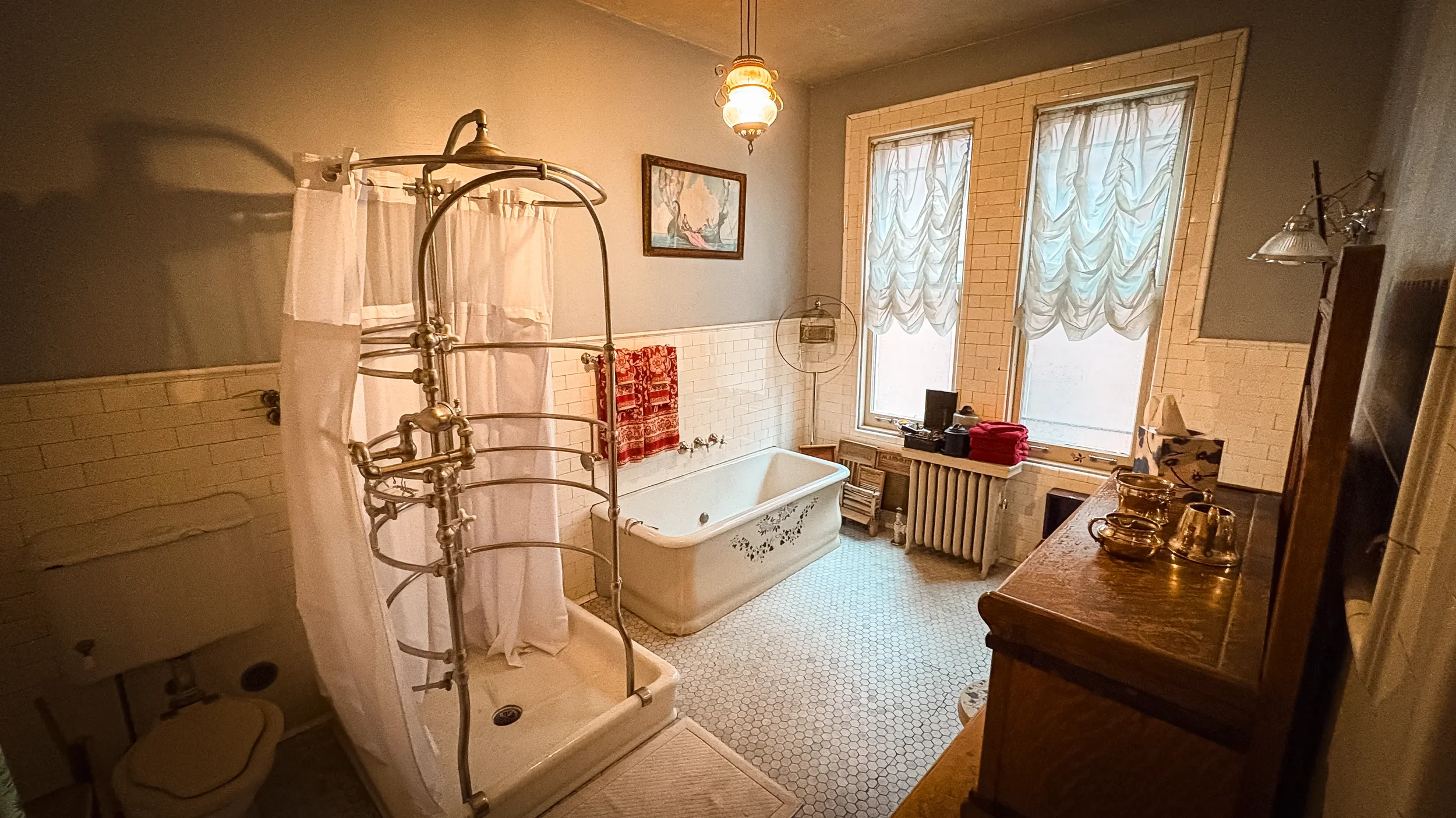 The Luxury of 19th Century, The Birdcage Shower