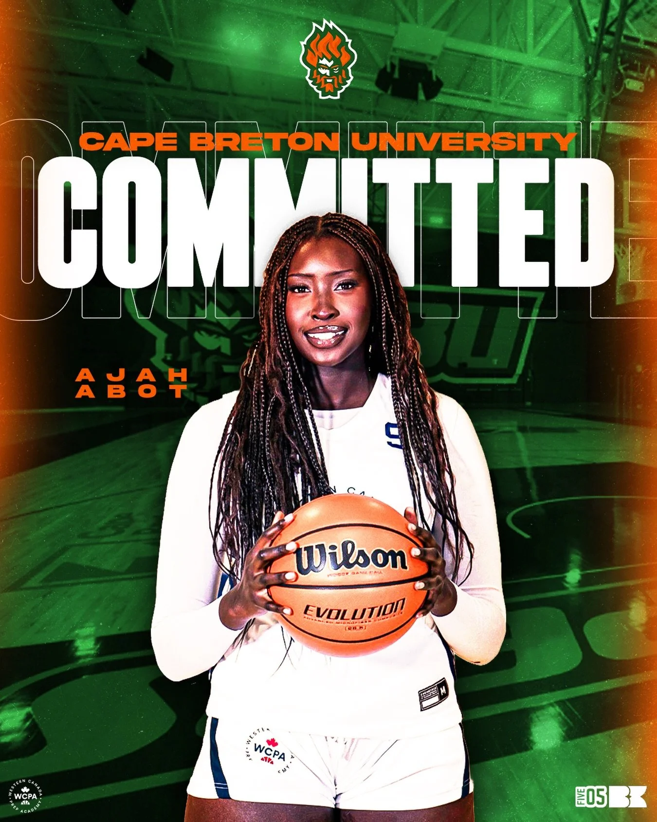 This past summer, Ajah Abot walked through our doors with a goal. Today, she walks into her next chapter. 🙏🏾

After earning multiple USports opportunities across the country, Ajah chose Cape Breton University &mdash; not just for basketball, but fo