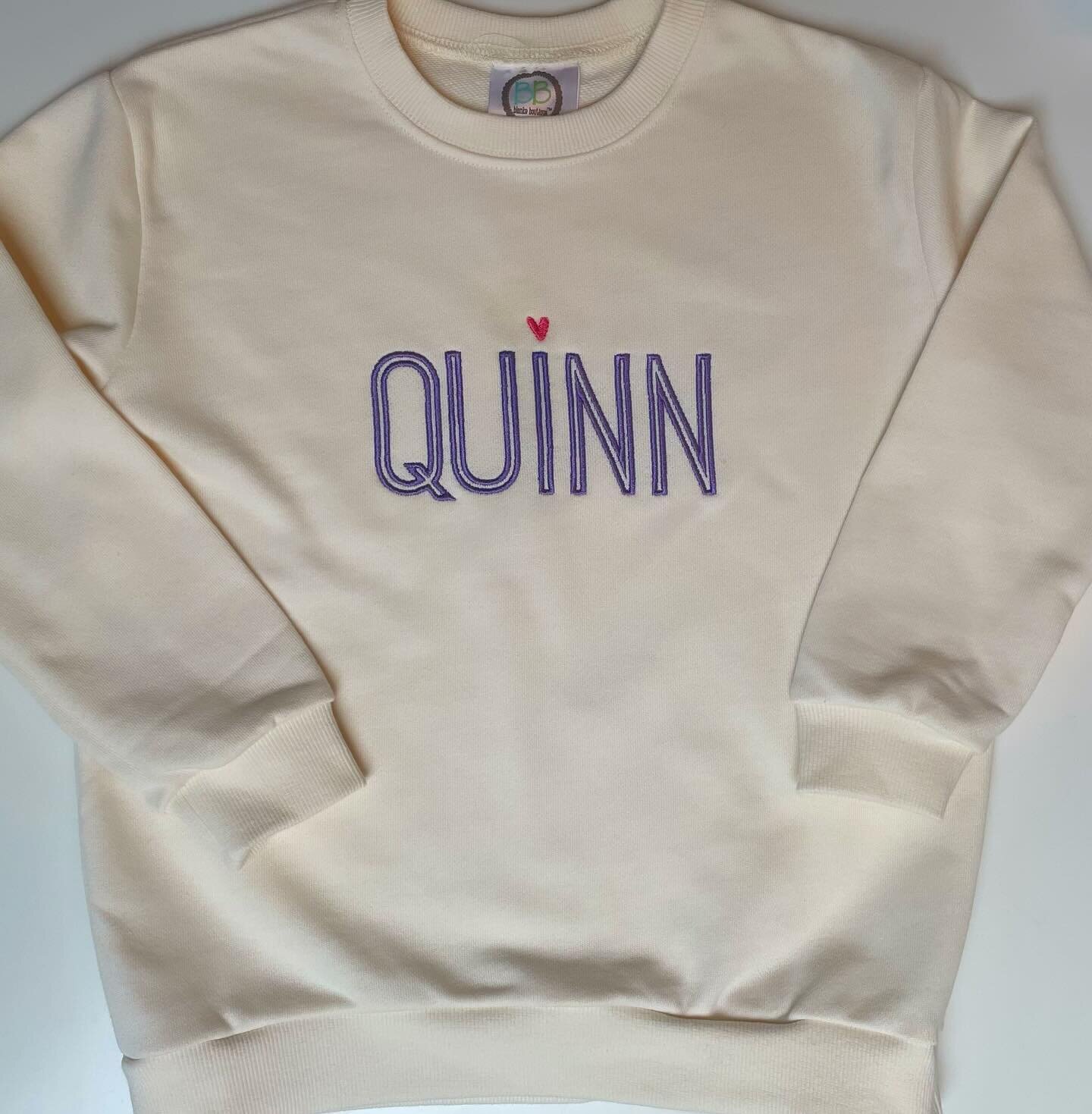 If there&rsquo;s one thing kids love, it&rsquo;s stuff with their name on it!  Excited to be expanding our collection with kids&rsquo; sweatshirts!  Size 12M - 8.  These make such a great gift for kids 💙