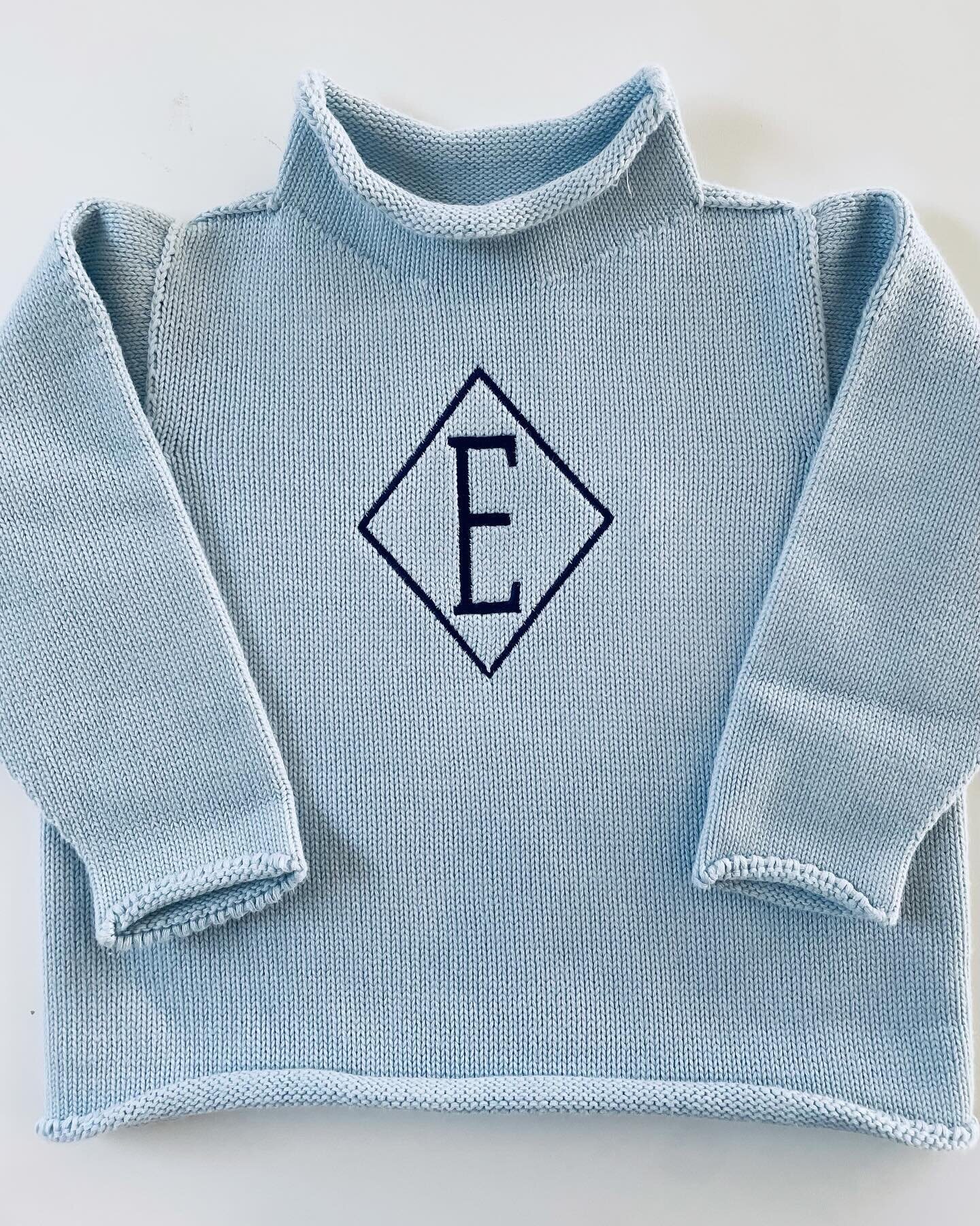 One of our most popular baby gifts!! The roll deck sweater is just a classic 😍👼