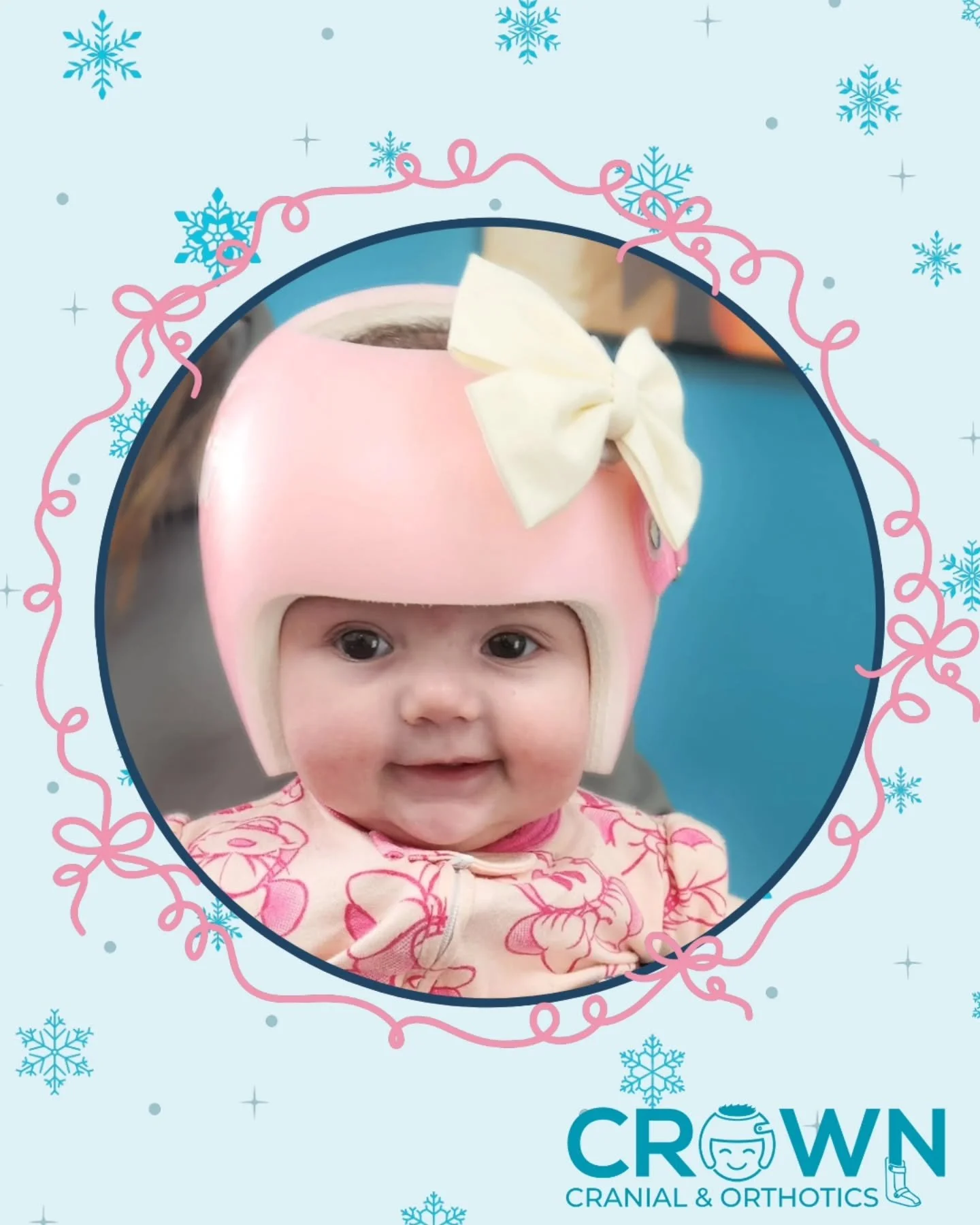 Hope this smile helps warm you up during this frigid weather. 🙂

#cranialhelmet #plagiocephaly #brachycephaly