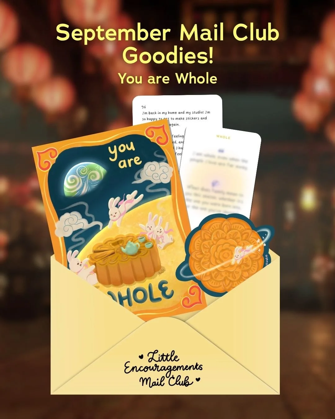 September Little Encouragement Mail Club Sneak Peek