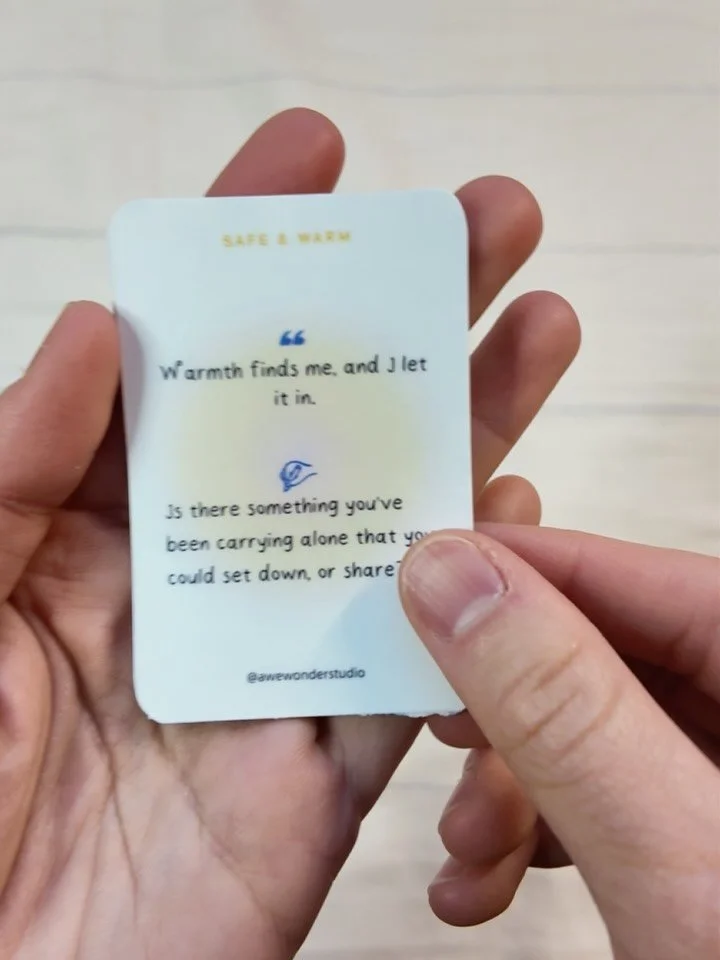 Something new for my patreon members this month ✨ I&rsquo;ve been sharing a monthly reflection prompt in Discord, but this time i turned it into a real card so you can hold it, keep on your desk, stick it in a journal. No need to be online to find it