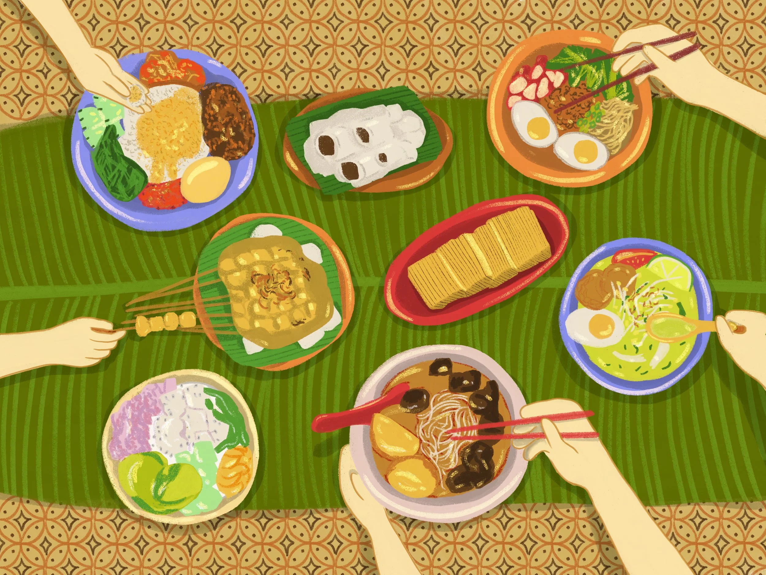 Personal Work: Food I miss from Indonesia | Digital