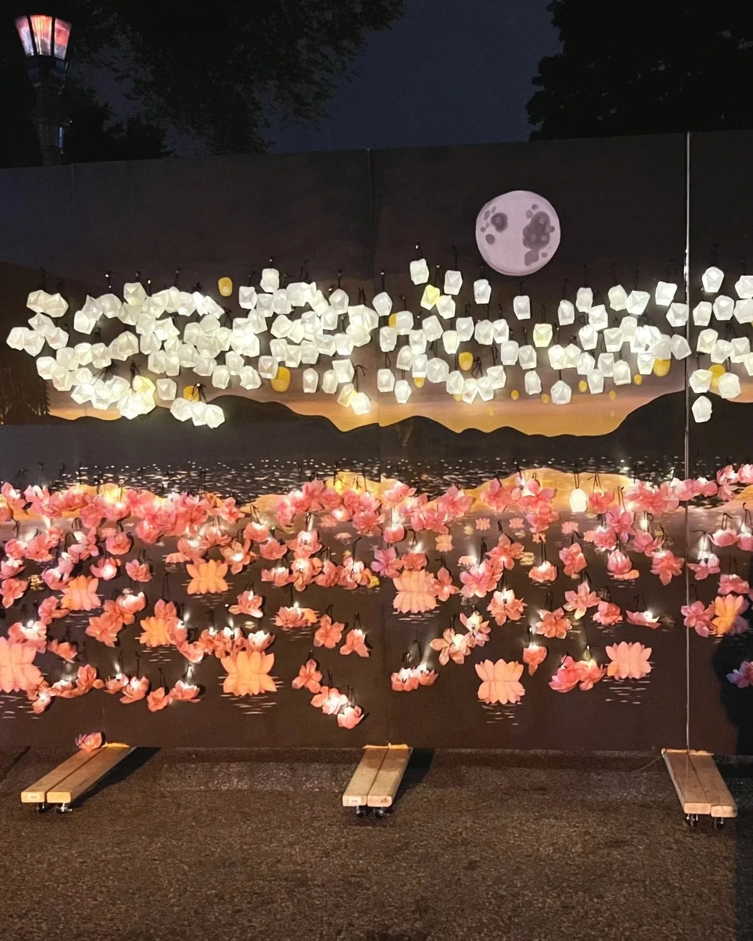 Community interactive Mural at Little Mekong Night Market