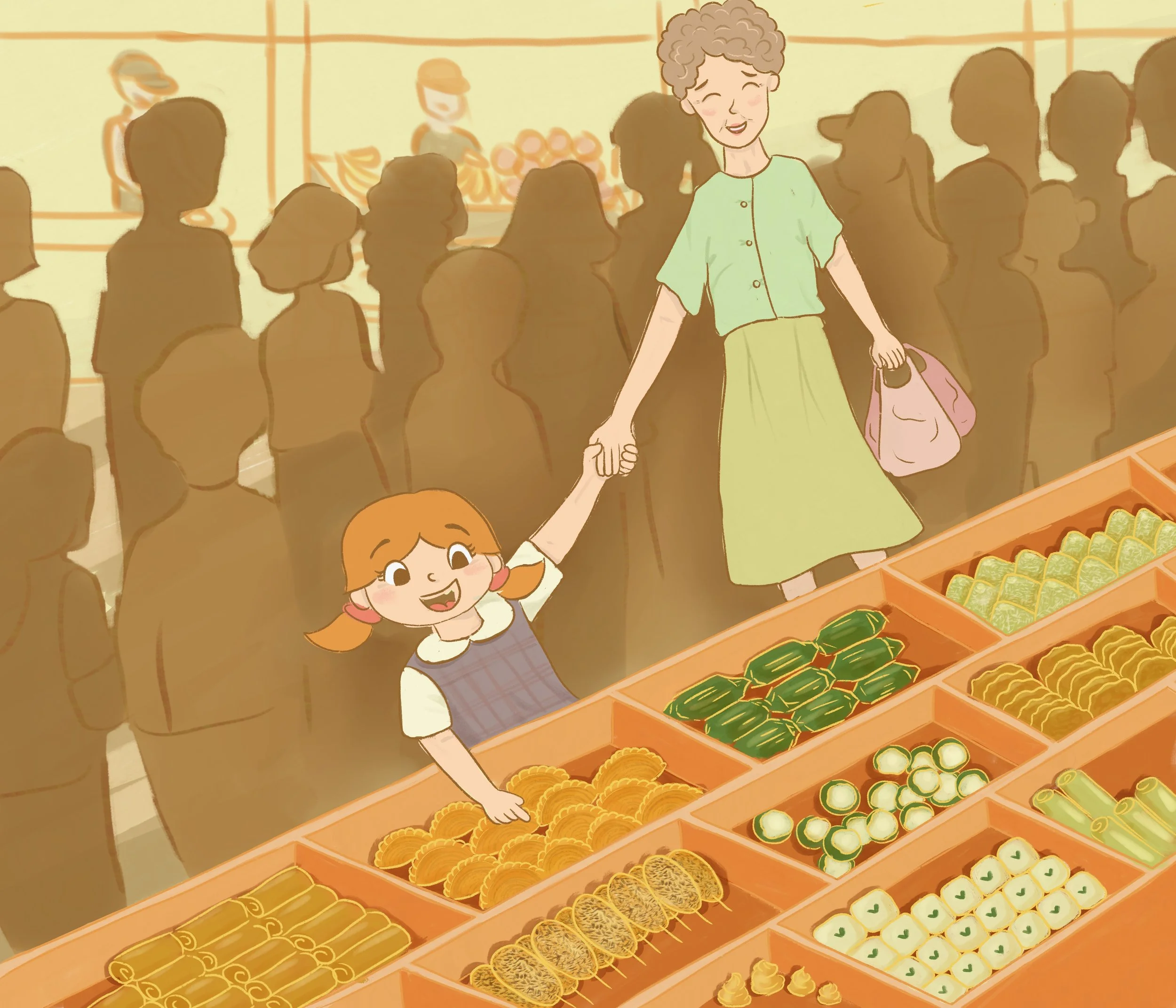 Personal Work: Market Days with Grandma | Digital