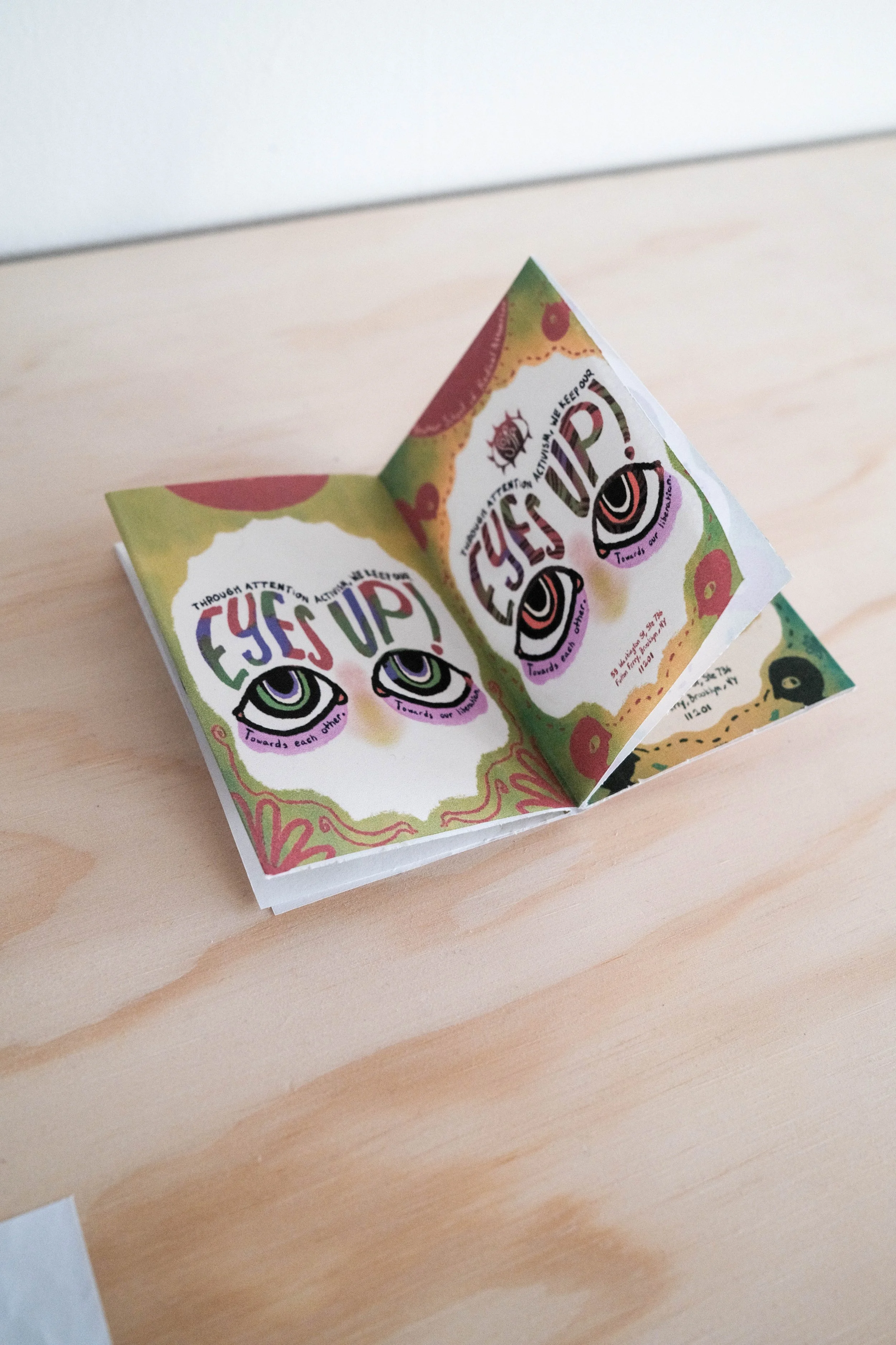 EYES UP!  Poster Art for Attention Activism Opening Reception (7/24/25)