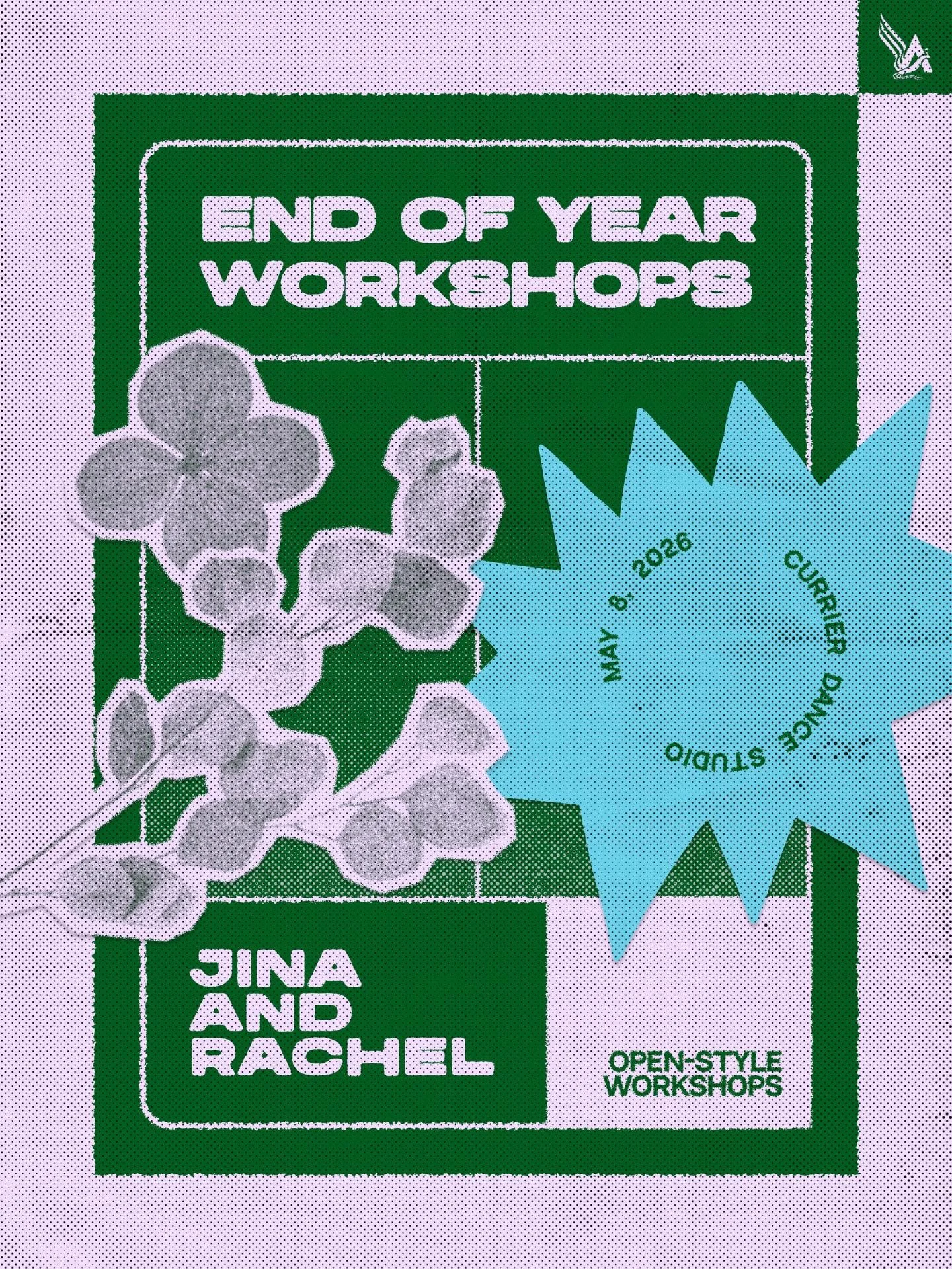 Join AADT for one last dance at our End-of-Year workshops, this Friday in Currier Dance Studio! We&rsquo;ll start with an intermediate open-style workshop from 2-3:30 pm with Jina Choe &lsquo;26, followed by an intermediate-advanced open-style worksh