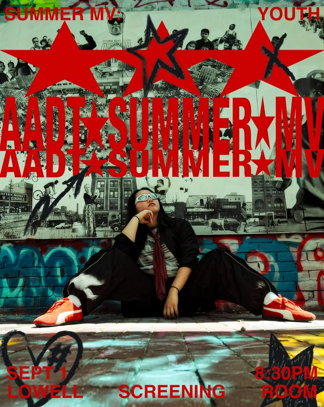 SUMMER MV: YOUTH premieres TOMORROW!!! 😱

Come by Lowell Screening Room at 8:30pm tomorrow for our FIRST event of the year 🎉 Summer MV features two high-energy sets to &ldquo;Sober&rdquo; by BIGBANG and &ldquo;Crooked&rdquo; by G-Dragon 🎵 and high