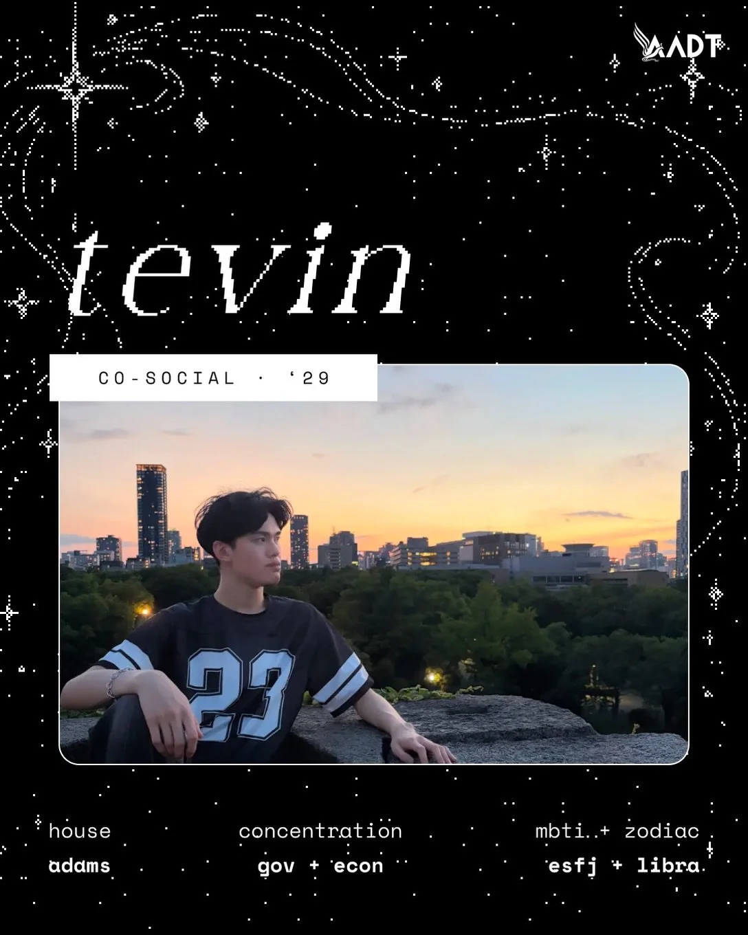 Keeping AADT&rsquo;s social calendar 📅 running is Tevin &lsquo;29 (@tevin_ngo07), one of this year&rsquo;s Co-Social Chairs!! Outside of dance 🕺🕺and planning events 🎉, you can find Tevin trying tons of new restaurants 🍜, taking naps 😴, being pe