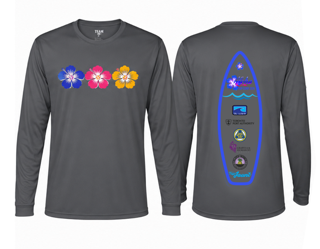Aloha Unisex Anniversary Rashguard UPF 40+ "Meant to wear it in the lake!"