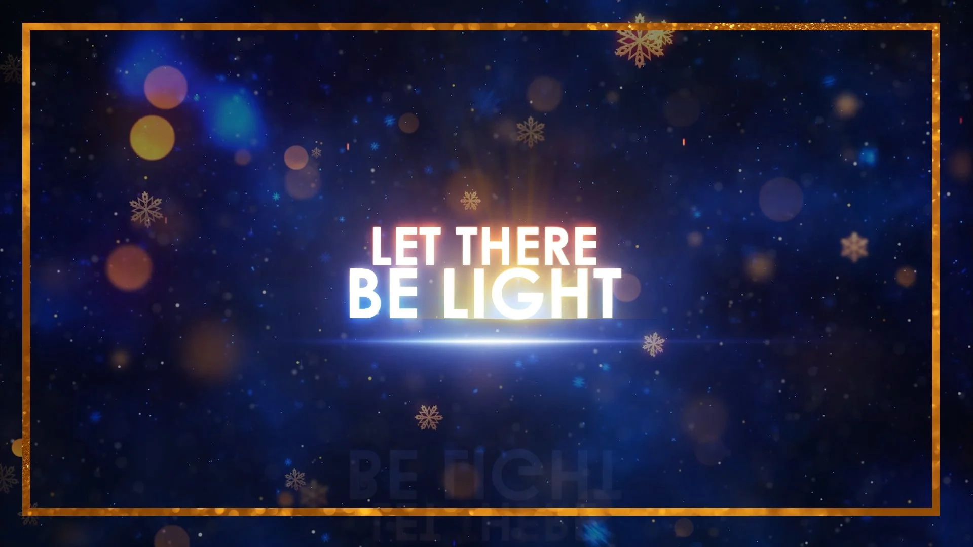 LET THERE BE LIGHT - JOIN ME
