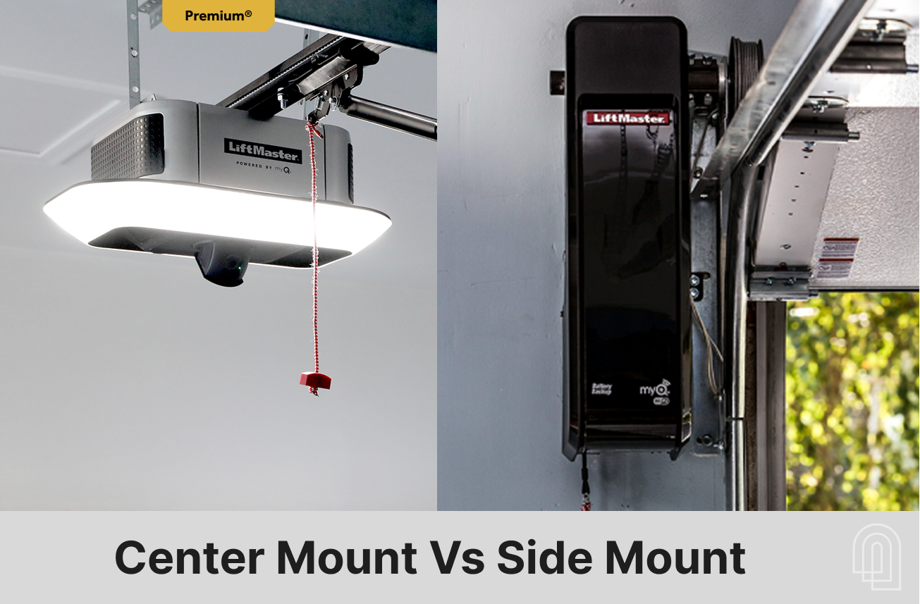 Side Mount vs. Center Mount Garage Door Openers